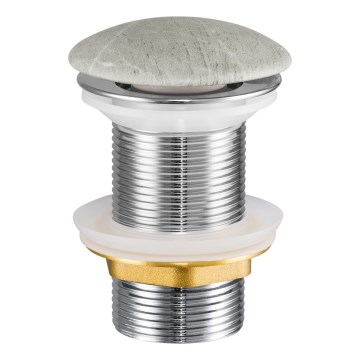 COMAD CLICK-CLACK T201M-Y1-3 - Scarico del lavandino CLICK-CLACK diametro 7 cm opaco grigio