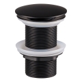 COMAD CLICK-CLACK T201MBG-3 - Scarico del lavandino CLICK-CLACK diametro 7 cm opaco nero