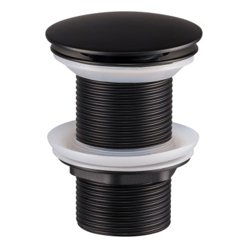 COMAD CLICK-CLACK T201MBG-3 - Scarico del lavandino CLICK-CLACK diametro 7 cm opaco nero