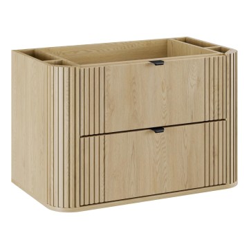 COMAD OVALIA CREMONA 82-80-46-2S - Waschtischunterschrank OVALIA Eiche