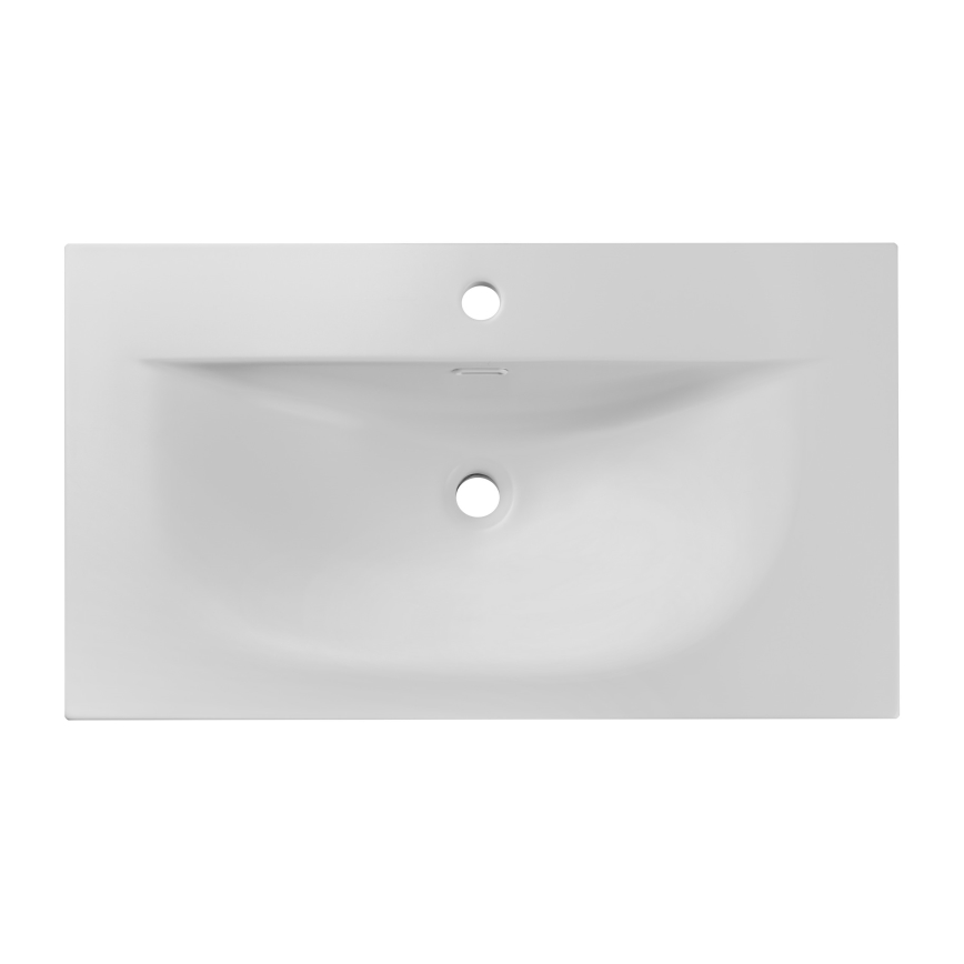 COMAD SKY 1 80 DP MATT WHITE - Einbauwaschbecken SKY 46x81 cm mattweiß