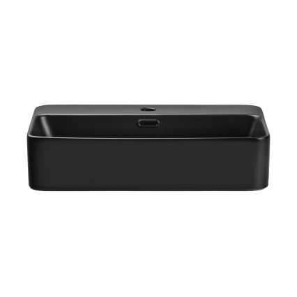 COMAD TRUST 2 BLACK (E-6282) - Lavabo da appoggio TRUST 55x38 cm ceramica/nero opaco