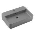 COMAD TRUST 2 MATT LIGHT GREY ( E-6282 ) - Lavabo à poser TRUST 55x38 cm céramique/gris mat