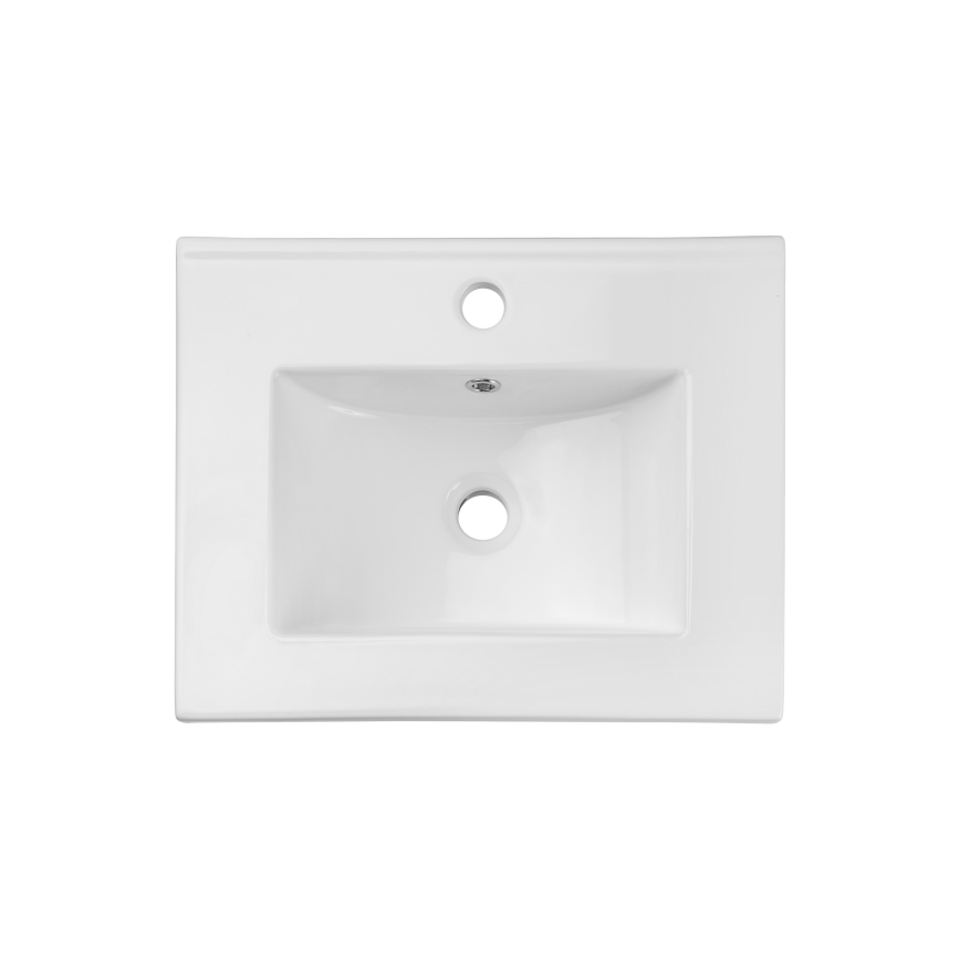 COMAD UM-2050RB DANCE 50 DP - Lavabo incasso DANCE 52x40 cm ceramica/bianco opaco