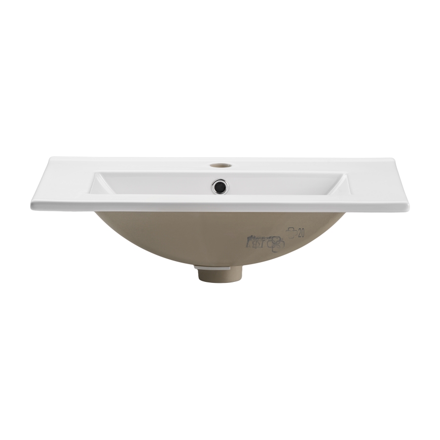 COMAD UM-2060RB DANCE 60-DP - Lavabo incasso DANCE 62x40 cm ceramica/bianco opaco