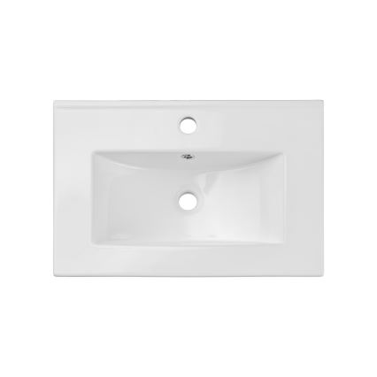 COMAD UM-2060RB DANCE 60 - Lavabo incasso DANCE 62x40 cm ceramica/bianco lucido