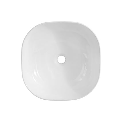 COMAD UM-6252 SMILE 40 DP - Lavabo à poser SMILE 41x41 cm céramique/blanc brillant