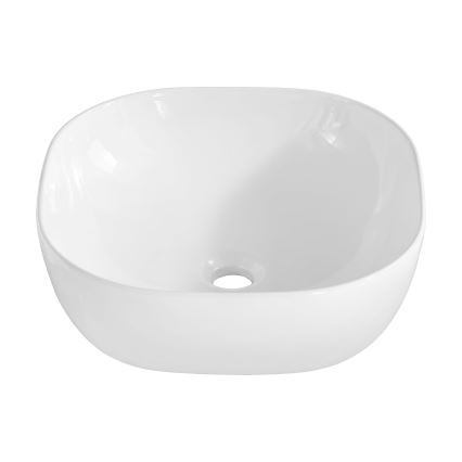 COMAD UM-6252 SMILE 40 DP - Lavabo da appoggio SMILE 41x41 cm ceramica/bianco lucido