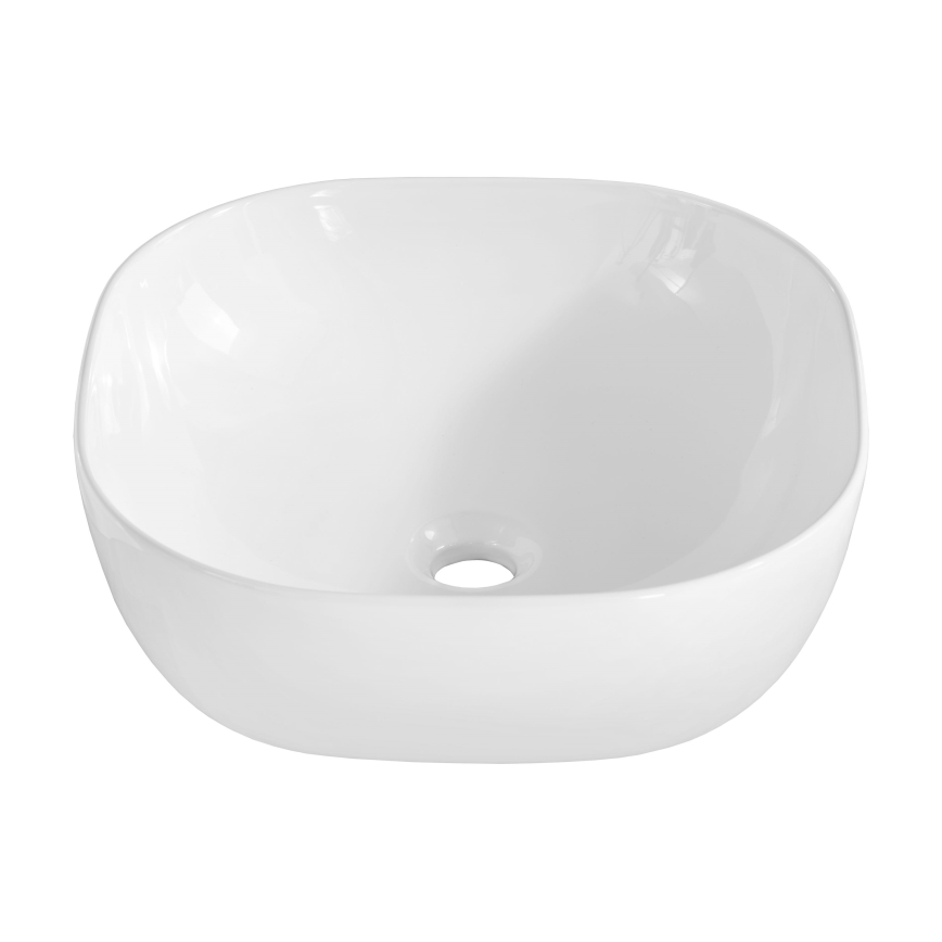 COMAD UM-6252 SMILE 40 DP - Lavabo da appoggio SMILE 41x41 cm ceramica/bianco lucido