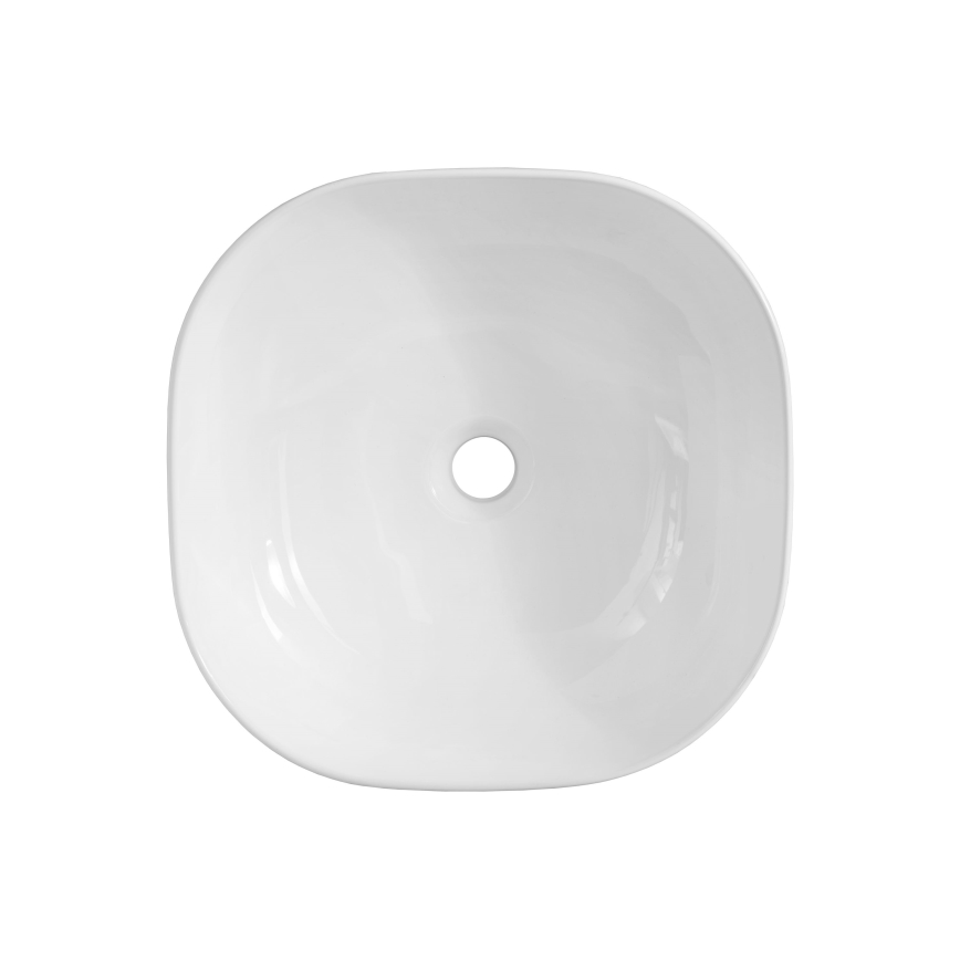 COMAD UM-6252 SMILE 40 DP - Lavabo da appoggio SMILE 41x41 cm ceramica/bianco lucido