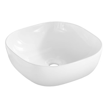 COMAD UM-6252 SMILE 40 DP - Lavandino da appoggio SMILE 41x41 cm ceramiche/bianco lucido