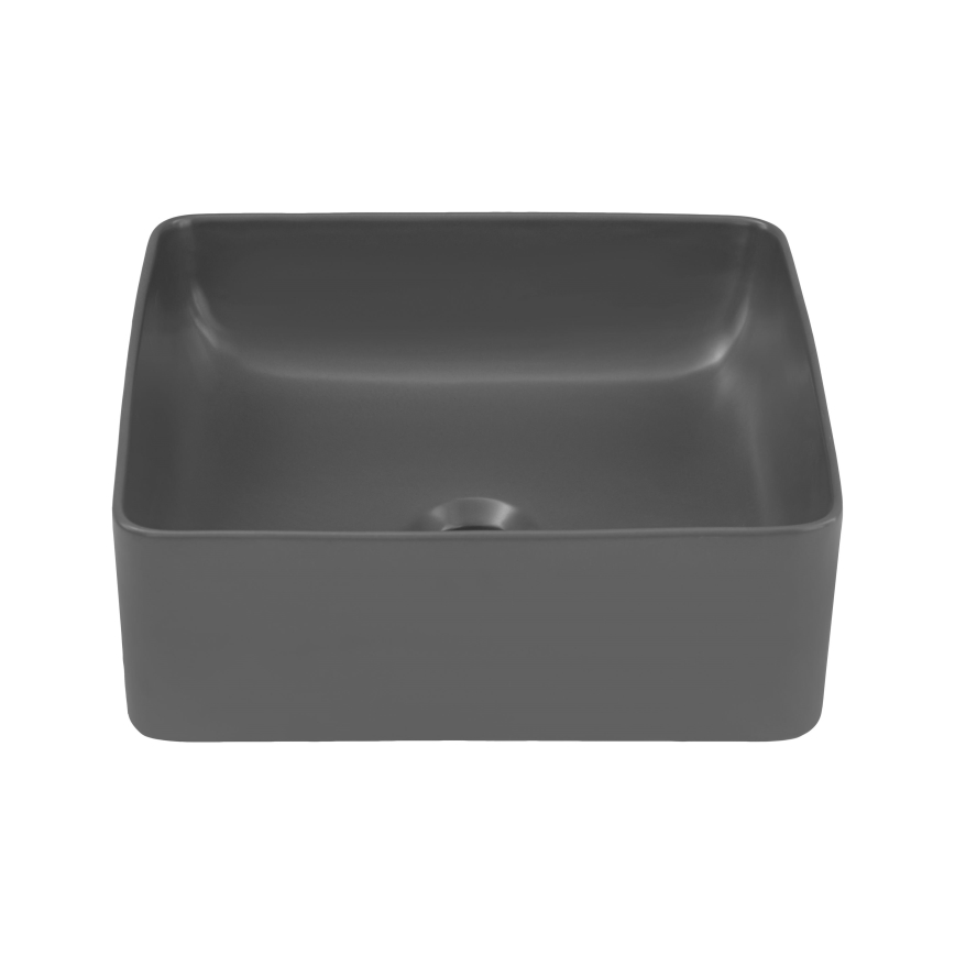 COMAD UM-6276 SLIM 40 GRIS DP - Lavabo à poser SLIM 37x37 cm céramique/gris mat