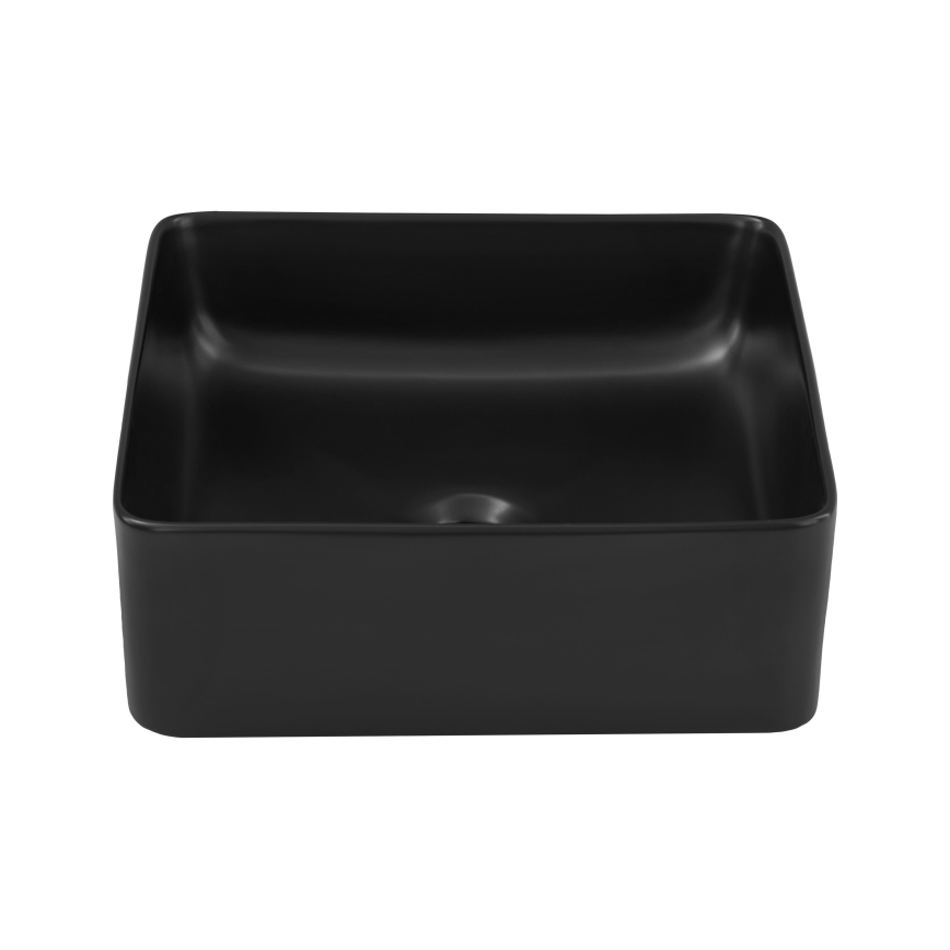 COMAD UM-6276 SLIM 40 NOIR DP - Lavabo à poser SLIM 37x37 cm céramique/noir mat