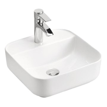 COMAD UM-6288 MAGIC 40 DP - Lavabo à poser MAGIC 40x40 cm céramique/blanc brillant
