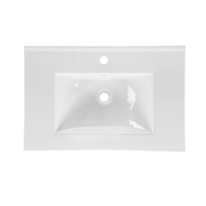 COMAD UM-CFP LAVA 80D DP - Einbauwaschbecken LAVA 46x81 cm weiß