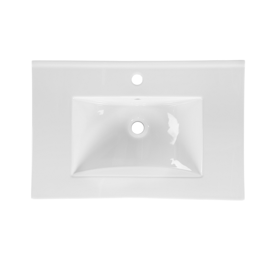 COMAD UM-CFP LAVA 80D DP - Einbauwaschbecken LAVA 46x81 cm weiß