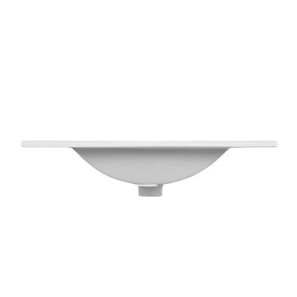 COMAD UM-CFP LAVA 80D - Lavabo encastré LAVA 81x46 cm céramique/blanc brillant