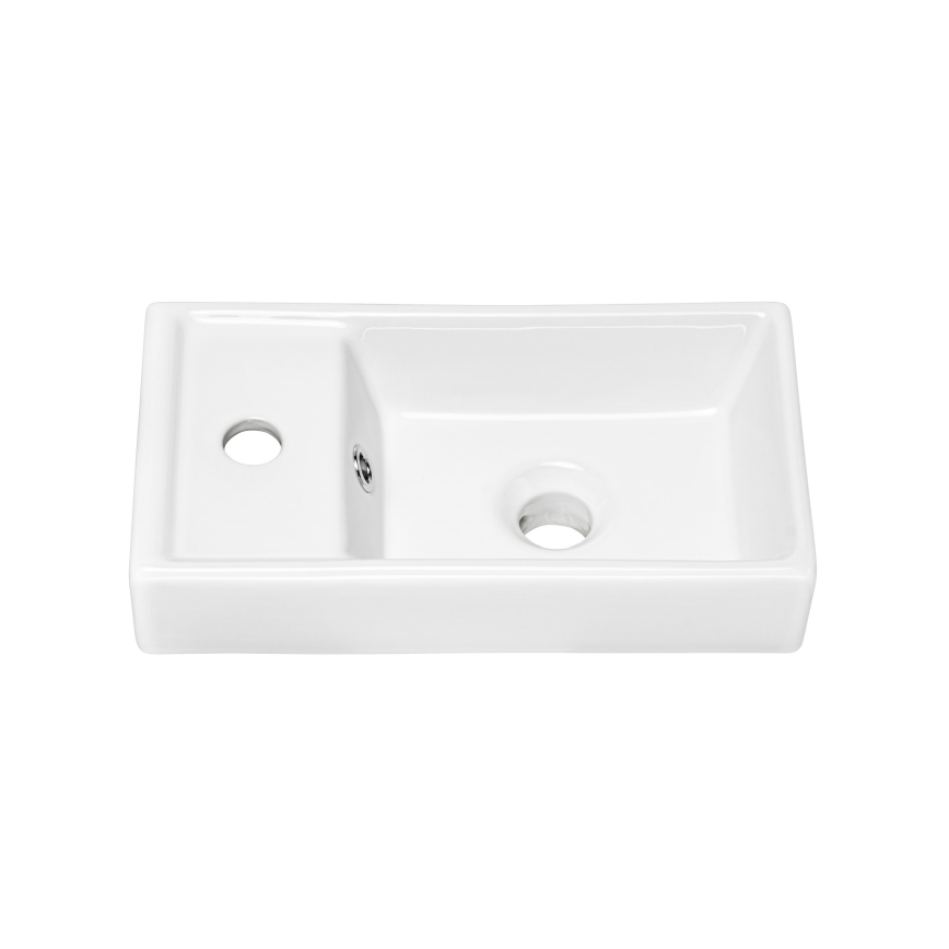 COMAD UM-VEDEA 40 - Lavabo da appoggio VEDEA 40x22 cm ceramica/bianco lucido