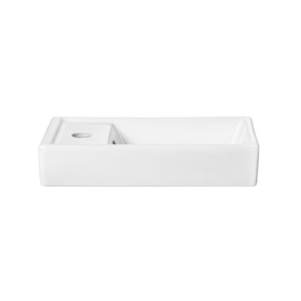 COMAD UM-VEDEA 40 - Lavabo da appoggio VEDEA 40x22 cm ceramica/bianco lucido