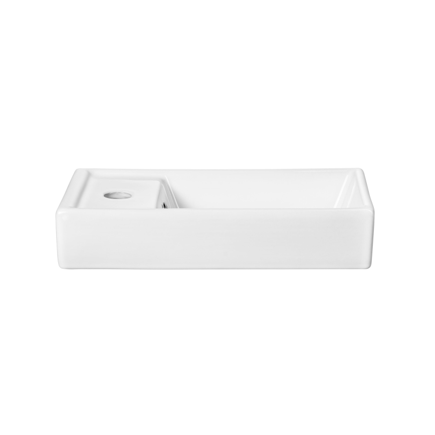 COMAD UM-VEDEA 40 - Lavabo da appoggio VEDEA 40x22 cm ceramica/bianco lucido