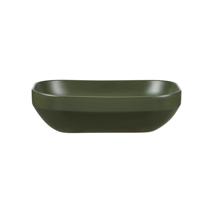 COMAD UN-NELI-MFG - Aufsatzwaschbecken NELI 50,4x35,2 cm Keramik/mattgrün