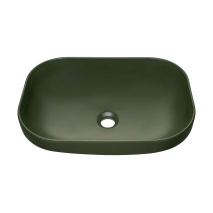COMAD UN-NELI-MFG - Lavandino da appoggio NELI 50,4x35,2 cm ceramiche/opaco verde