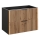 COMAD XILO BLACK WOTAN 82-80-D-2S - Mobile sottolavabo XILO 57x80,2 cm nero/rovere Wotan