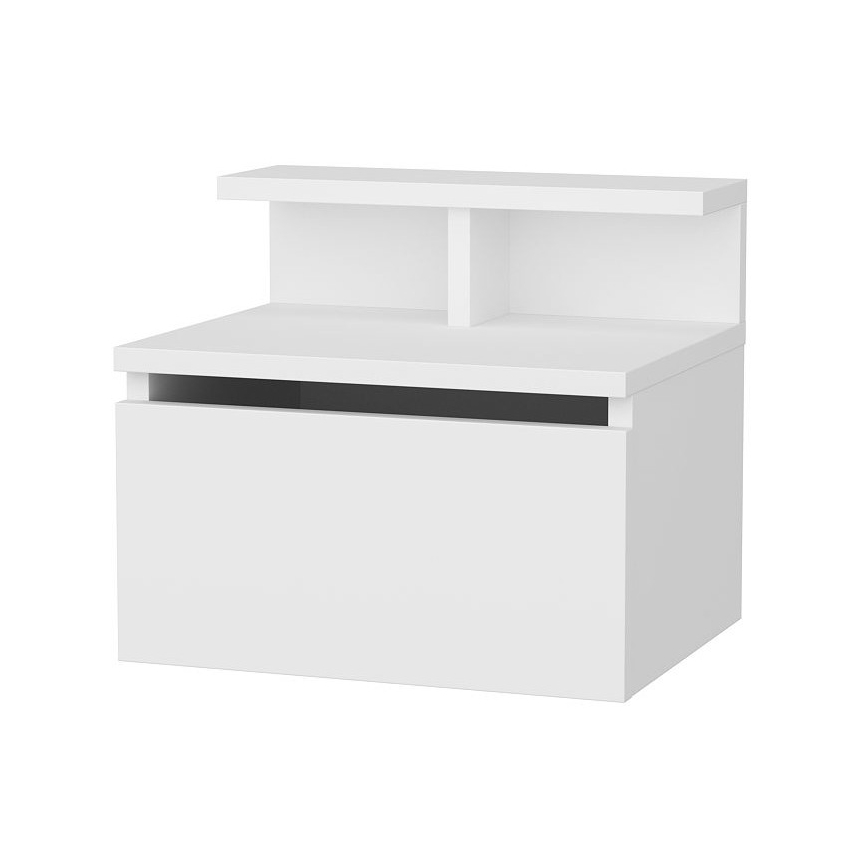 Comodino ALICE 39,8x35 cm bianco