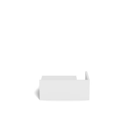 Comodino AVA 40 x 32 cm, bianco
