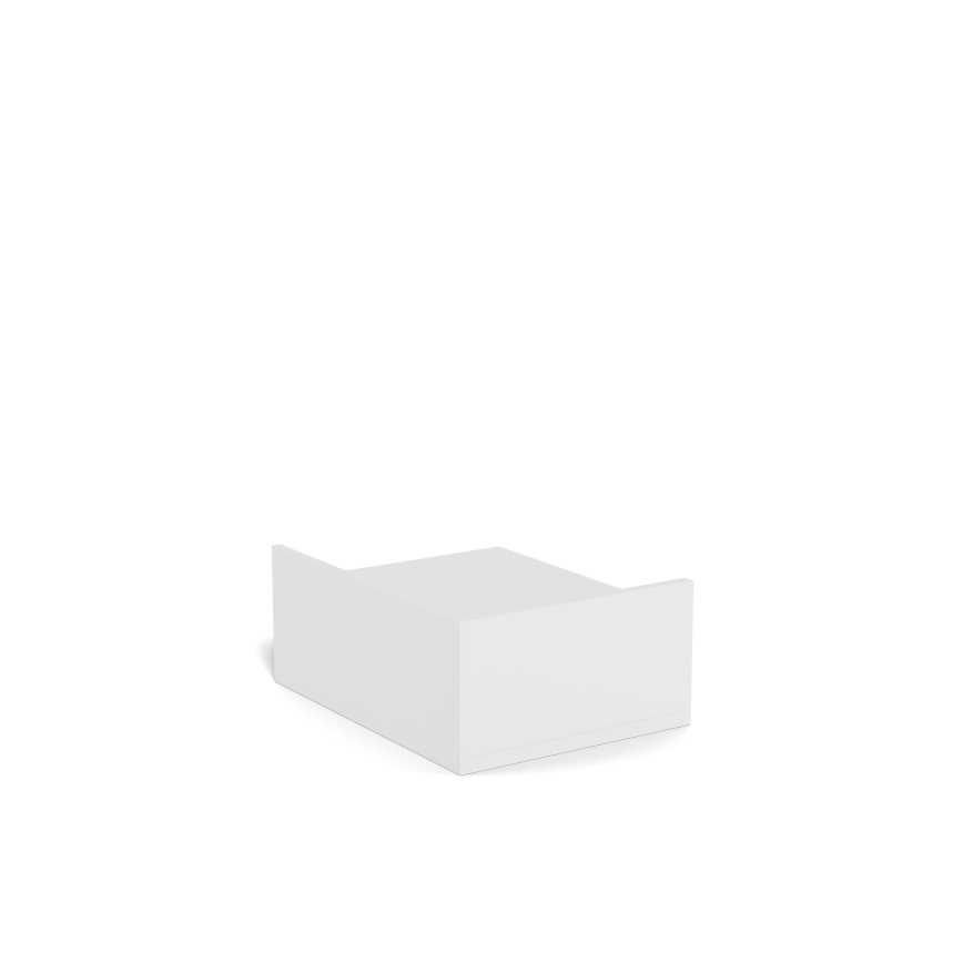Comodino AVA 40 x 32 cm, bianco