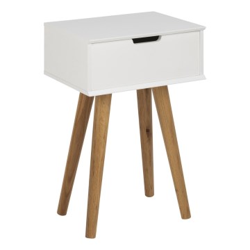 Comodino CARLY quercia/bianco
