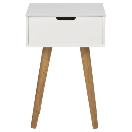 Comodino CARLY quercia/bianco