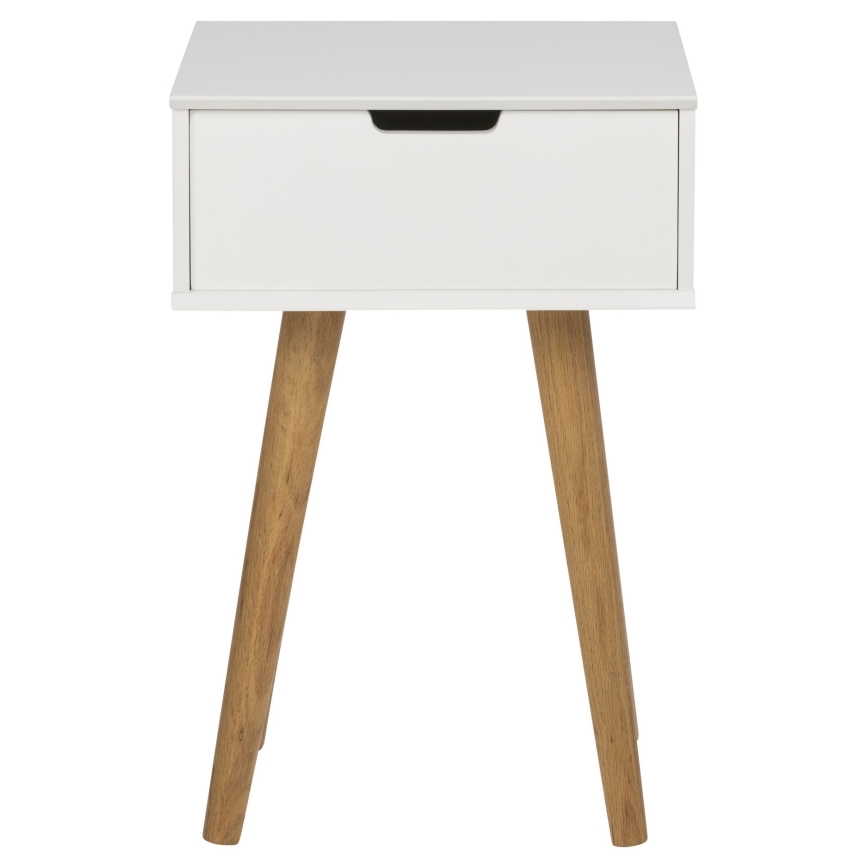 Comodino CARLY quercia/bianco
