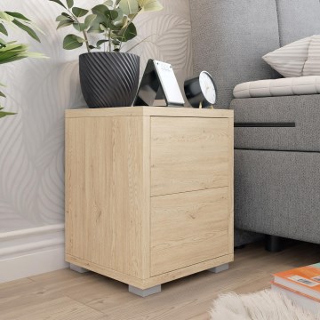 Comodino GESITA 38x30 cm Rovere Cremona
