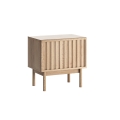 Comodino KIOTO 53x53 cm in rovere Cremona