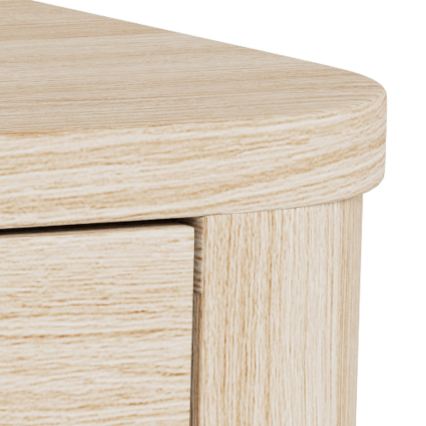 Comodino MADERA 46x30 cm rovere bianco
