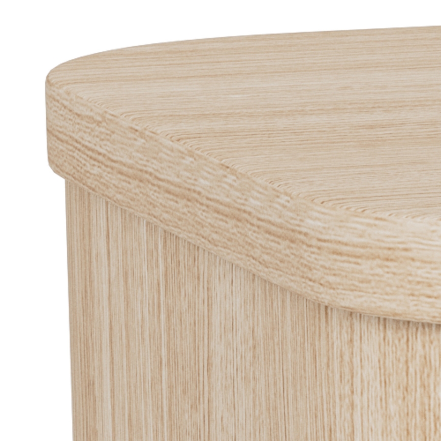 Comodino MADERA 46x30 cm rovere bianco