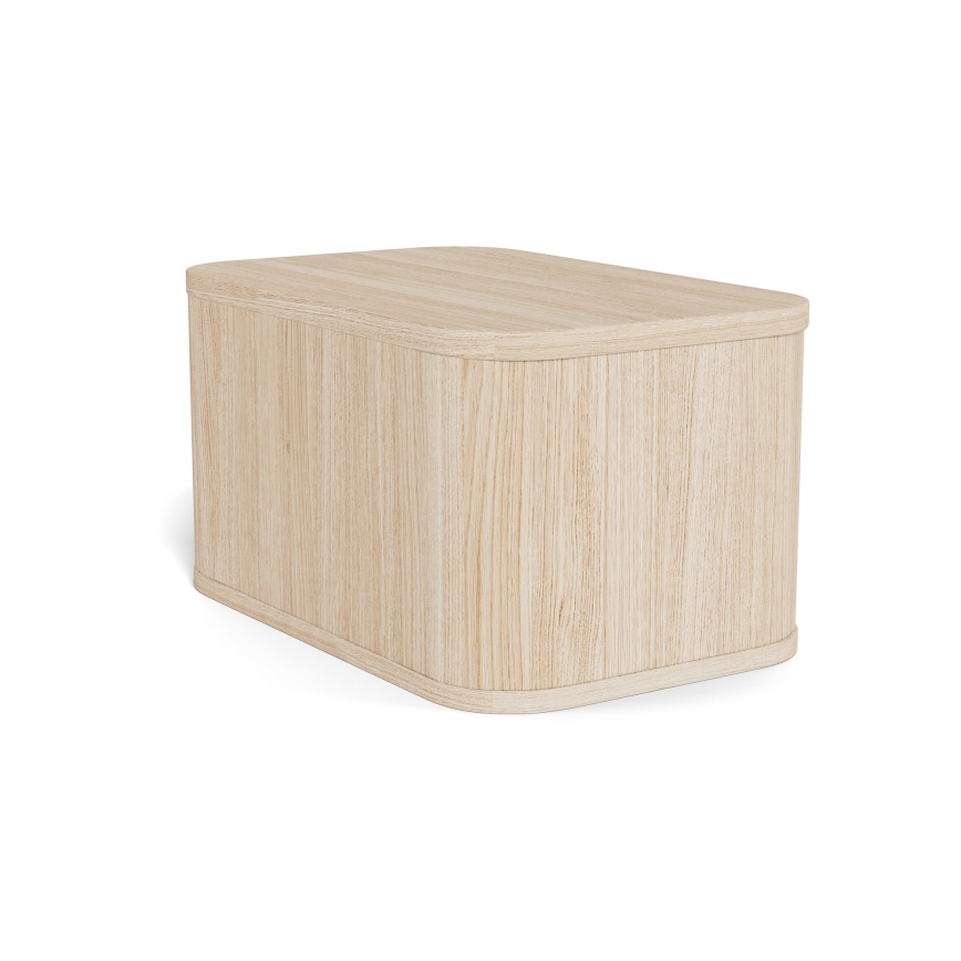 Comodino MADERA 46x30 cm rovere bianco
