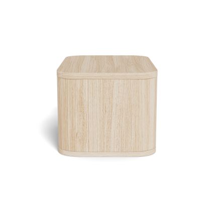 Comodino MADERA 46x30 cm rovere bianco