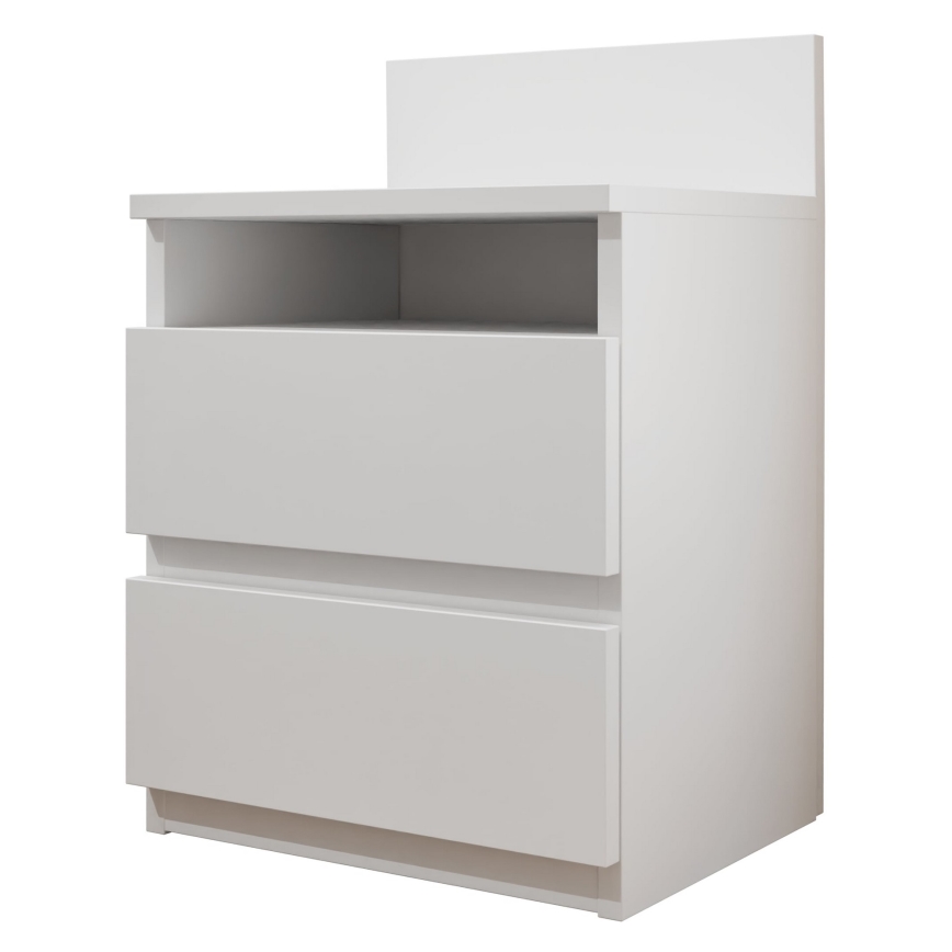 Comodino MALWA 59x40 cm bianco