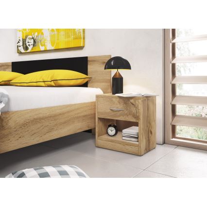 Comodino NED in rovere Wotan