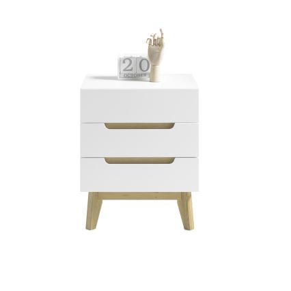 Comodino SINIRA bianco