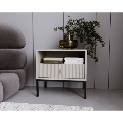 Comodino SUE beige/cashmere