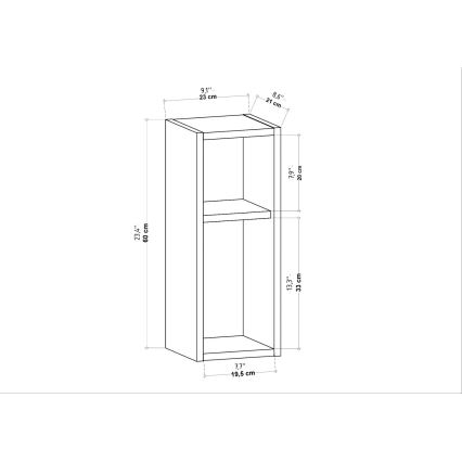 Comodino TILMO in rovere