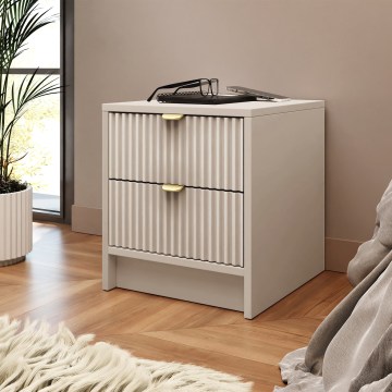 Comodino TIRENO 35x40 cm beige