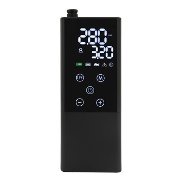 Compressore digitale tascabile 4000 mAh 5V nero