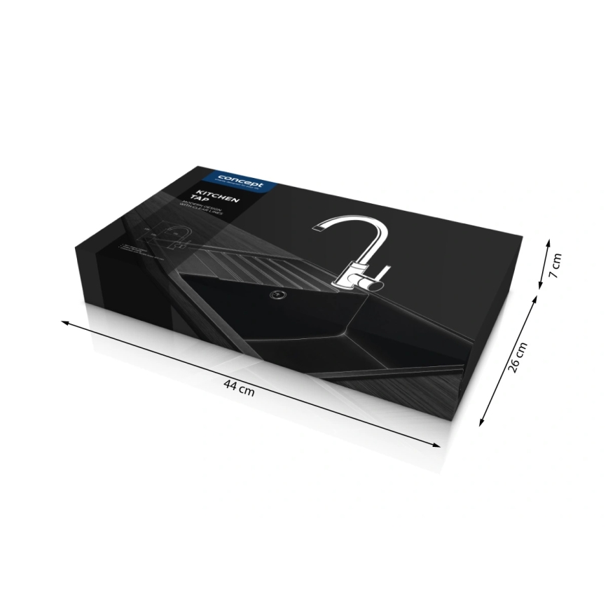 Concept BDG3334WH - Mitigeur pour évier 33,5 cm granit/blanc