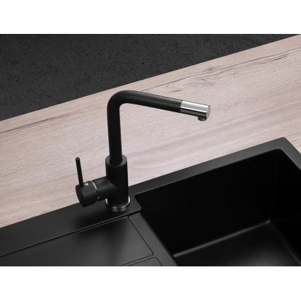 Concept BDG4327BC - Mitigeur d'évier 27,3 cm granit/noir