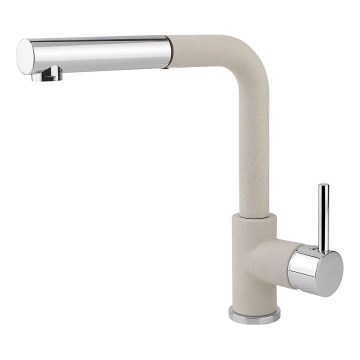 Concept BDG4527BE - Mitigeur d'évier avec douchette extractible 26,9 cm, finition granit/beige