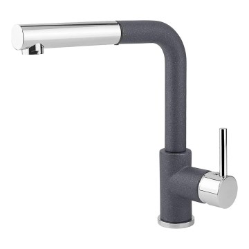 Concept BDG4527DG - Mitigeur d'évier à douchette extractible 26,9 cm, finition granit gris foncé